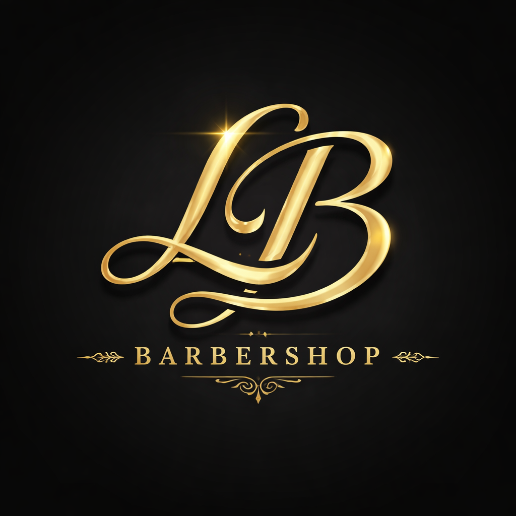 Logo principal de LB Barbershop, barbería moderna en Rosario