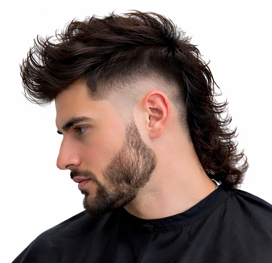 Corte de cabello moderno con estilo actual